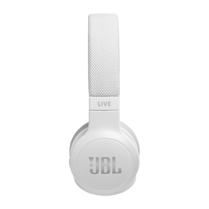 JBL LIVE 400BT - White - Your Sound, Unplugged - Detailshot 1 image number null